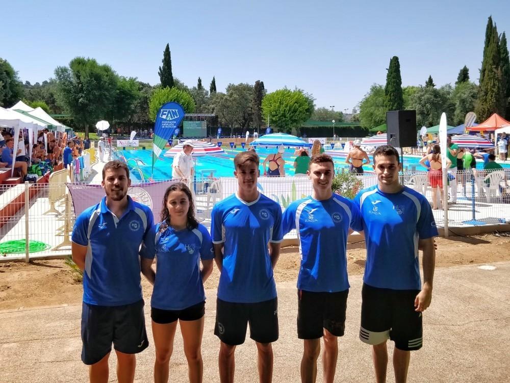 El club H2O El Ejido consigue cinco medallas en el Andaluz junior absoluto