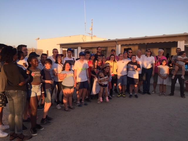 Los miembros de Down El Ejido participan en una jornada de convivencia en el Club Náutico de Almerimar