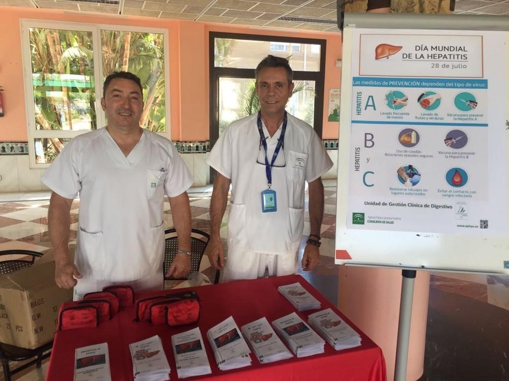 El Hospital de Poniente informa a sus usuarios en el Día Mundial de la Hepatitis sobre esta enfermedad