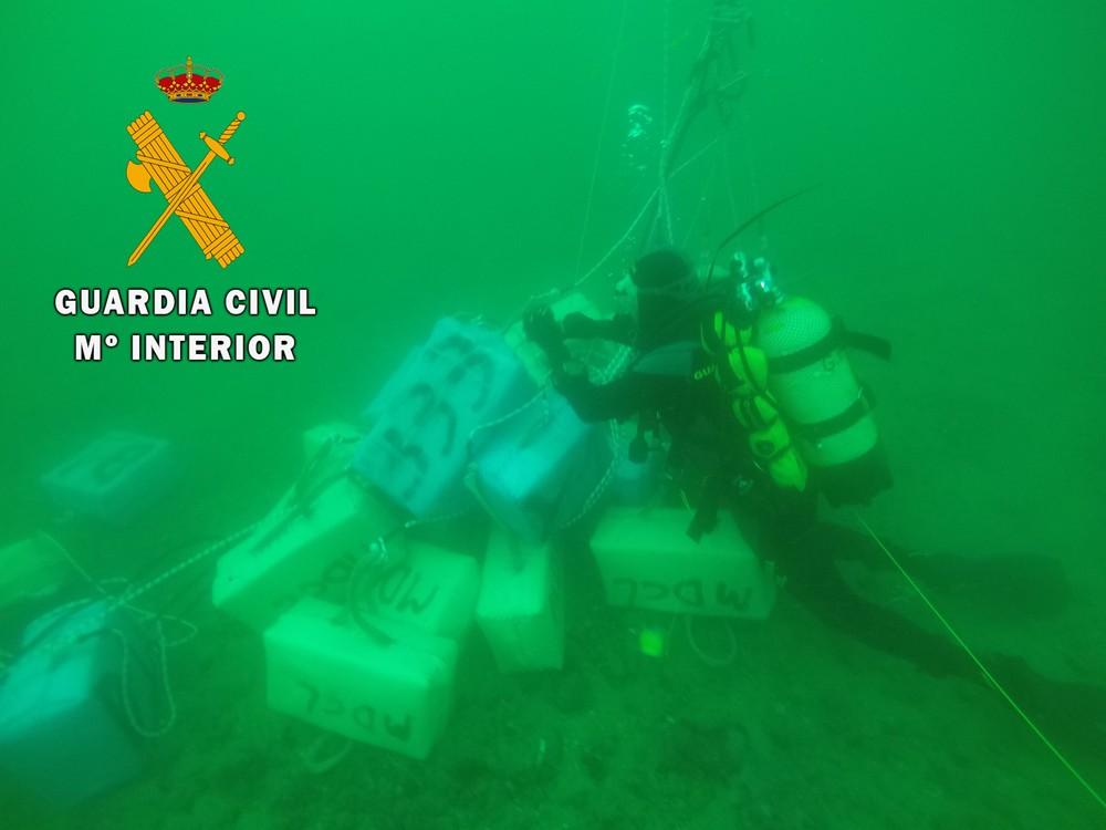 La Guardia Civil desmantela una organización criminal dedicada al tráfico de drogas y se incauta de cerca de 9000 Kg. de hachís
