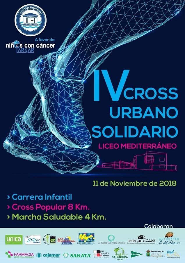 El colegio Liceo destinará los fondos de la IV edición del 'Cross Urbano Solidario' a los niños con cáncer de ARGAR