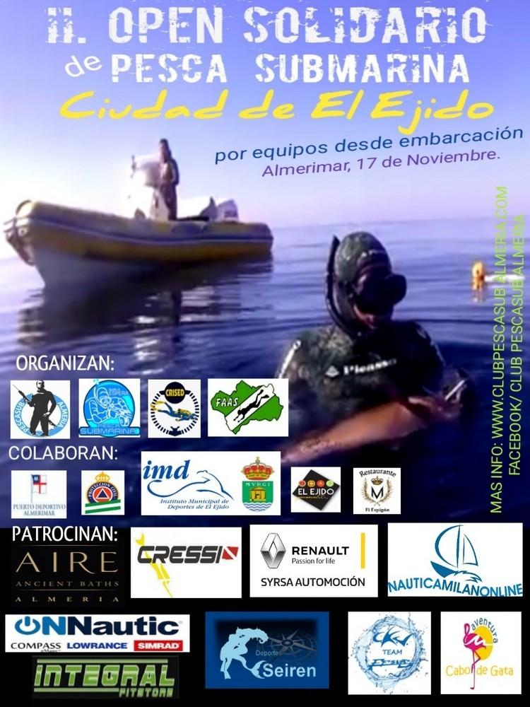 Almerimar acoge este sábado el  II Open Solidario de Pesca Submarina