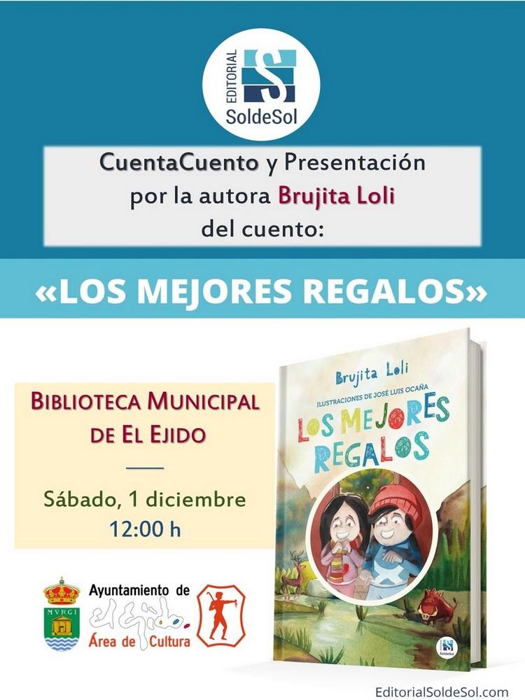 Cuentacuentos y presentación del libro 'Los Mejores Regalos' este sábado en la Biblioteca de El Ejido