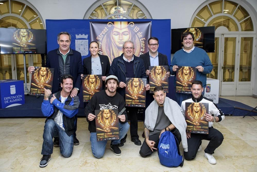 Diputación y Vícar presentan la XV edición del Festival de Arte Urbano 'Hip Hop Street'