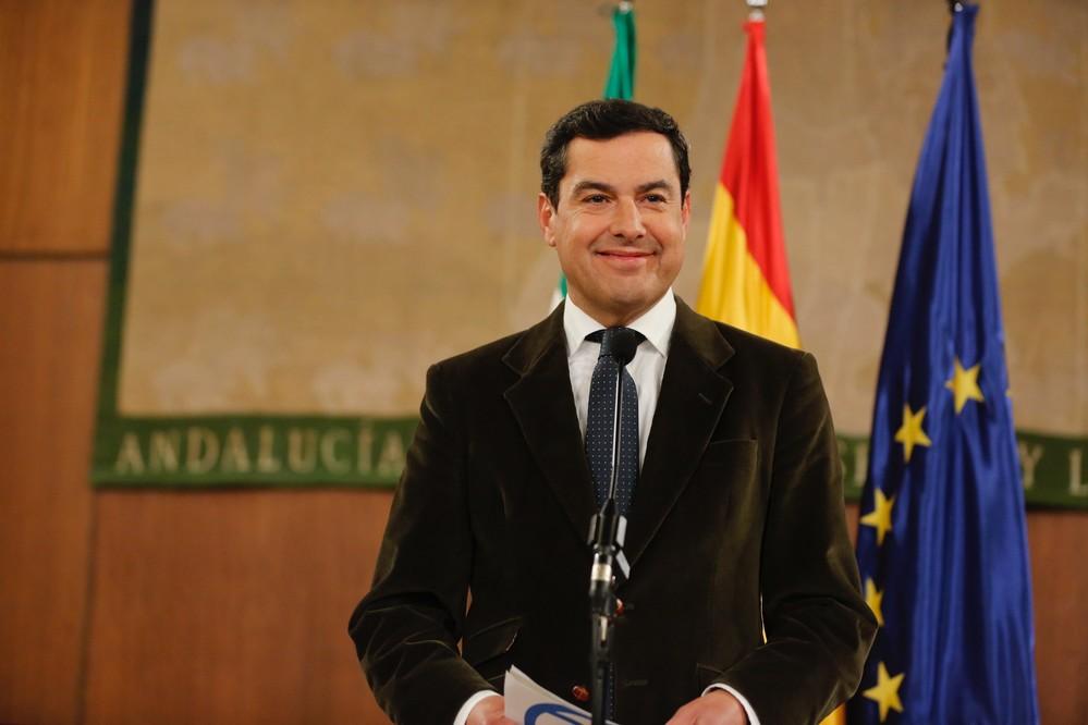 Juanma Moreno: “Se abre una nueva página de la historia de Andalucía”