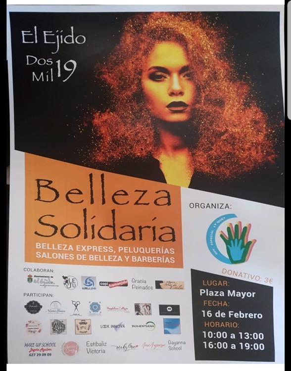 La Plaza Mayor acoge la ‘I Jornada de Belleza Solidaria El Ejido 2019’ a favor de la asociación ‘Soy Especial y Qué’
