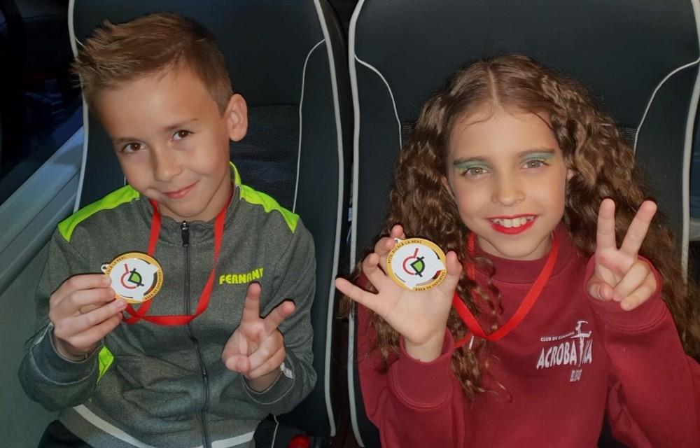 Acrobática El Ejido se cuelga tres metales en Alcalá la Real