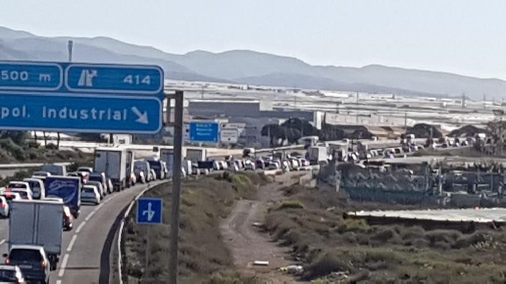 Accidente múltiple en la Autovía del Mediterráneo dirección Almería