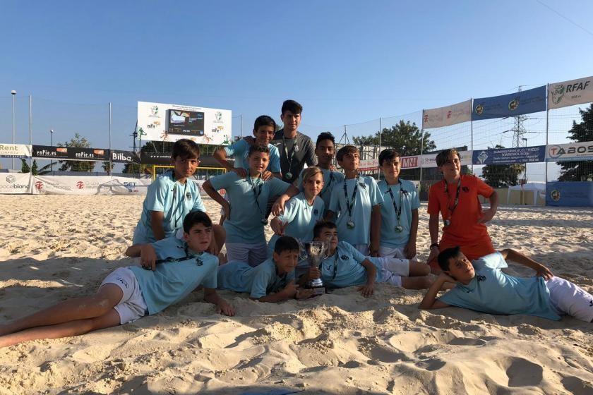 El Alevín del CD El Ejido, campeón de Andalucía de Fútbol Playa