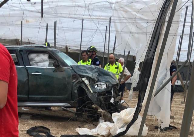 En la UCI del Hospital de Poniente, una joven que cayó con su vehículo por la cuesta del antiguo camping de Almerimar