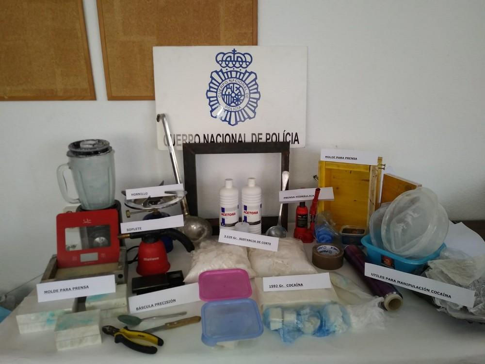 La Policía Nacional desmantela un laboratorio de cocaína, y arresta a 13 miembros de un clan familiar en el Poniente almeriense
