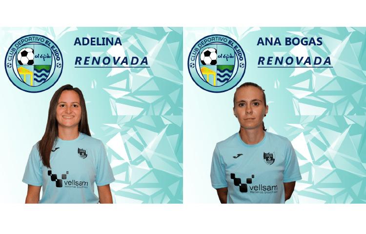 Ana Bogas, Adelina, Cristina Navarro y Jenny firman una temporada más con el CD El Ejido