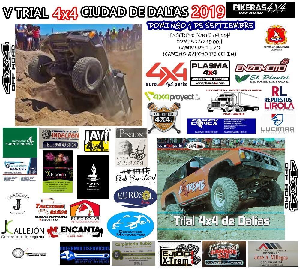 El V Trial 4x4 Ciudad de Dalías tendrá lugar el próximo domingo 1 de septiembre
