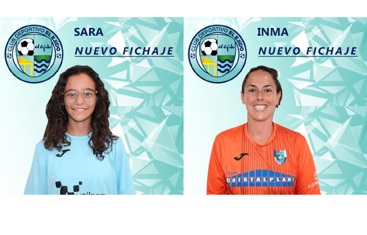 Sara El Jabari e Inma Espinosa, nuevas jugadoras del CD El Ejido Femenino