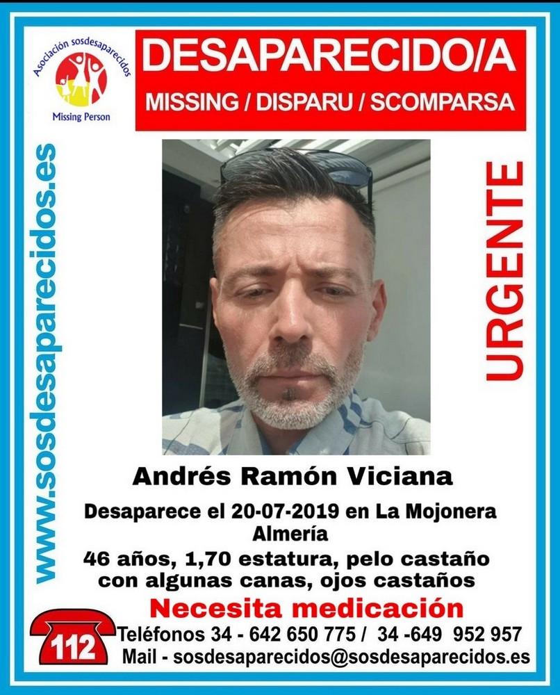 Buscan a un vecino de La Mojonera que lleva más de un mes desaparecido