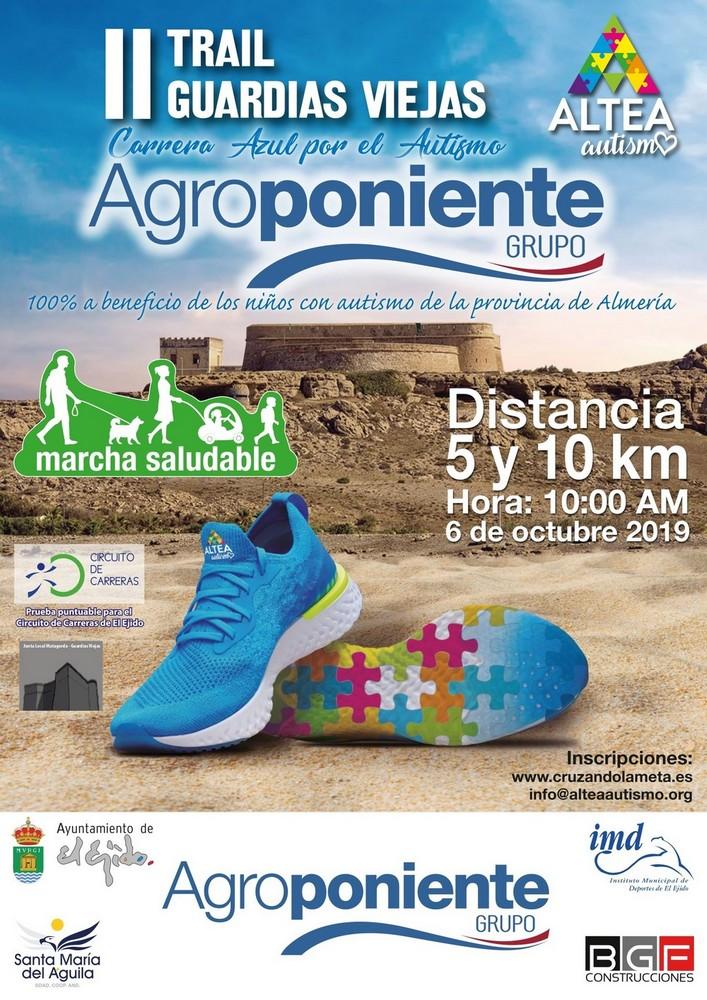 Agroponiente volverá a ser el patrocinador principal del II Trail Guardias Viejas ‘Carrera Azul por el Autismo’