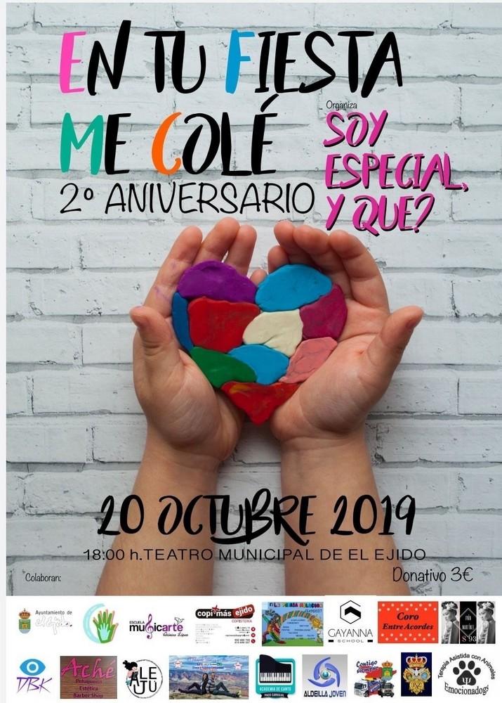 El Teatro Municipal será este domingo escenario de la Gala ‘En tu fiesta me colé’ que organiza la asociación ‘Soy especial y qué’ para recaudar fondos con los que reforzar sus programas