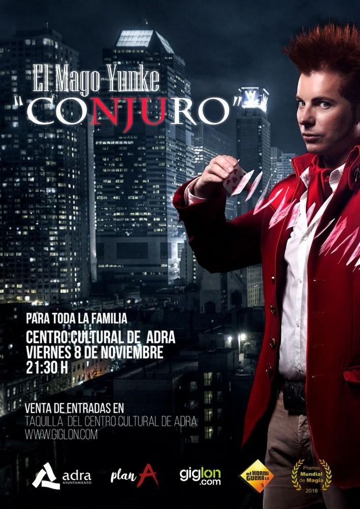Llega a Adra la magia del Mago Yunke, conocido por su participación en el programa de televisión ‘El Hormiguero’