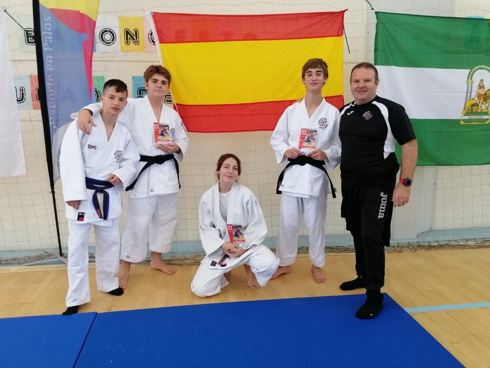 Magníficos resultados para el judo abderitano en el Trofeo Internacional de Palos de la Frontera