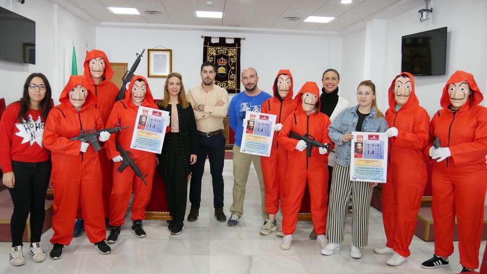 El Centro Cultural se convierte en el escenario de ‘La Casa de Papel’, para acoger un ‘Escape Room’ el 29 de noviembre