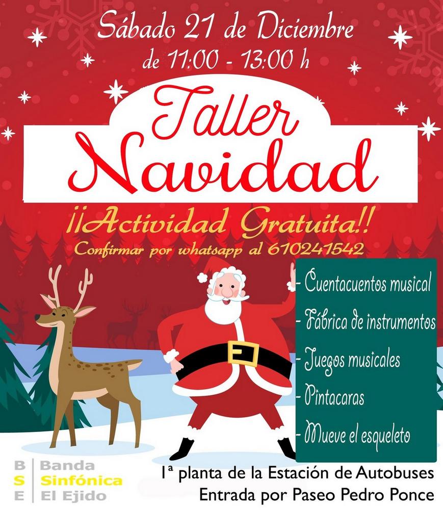 La Banda Sinfónica de El Ejido ofrecerá una Navidad llena de diversión para los más pequeños de la casa