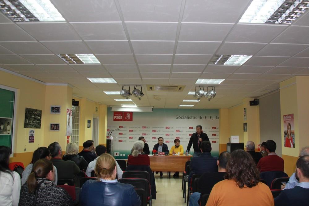El PSOE de El Ejido acuerda en Asamblea por unanimidad denominar su Agrupación Municipal con el nombre de Alfredo Pérez Rubalcaba