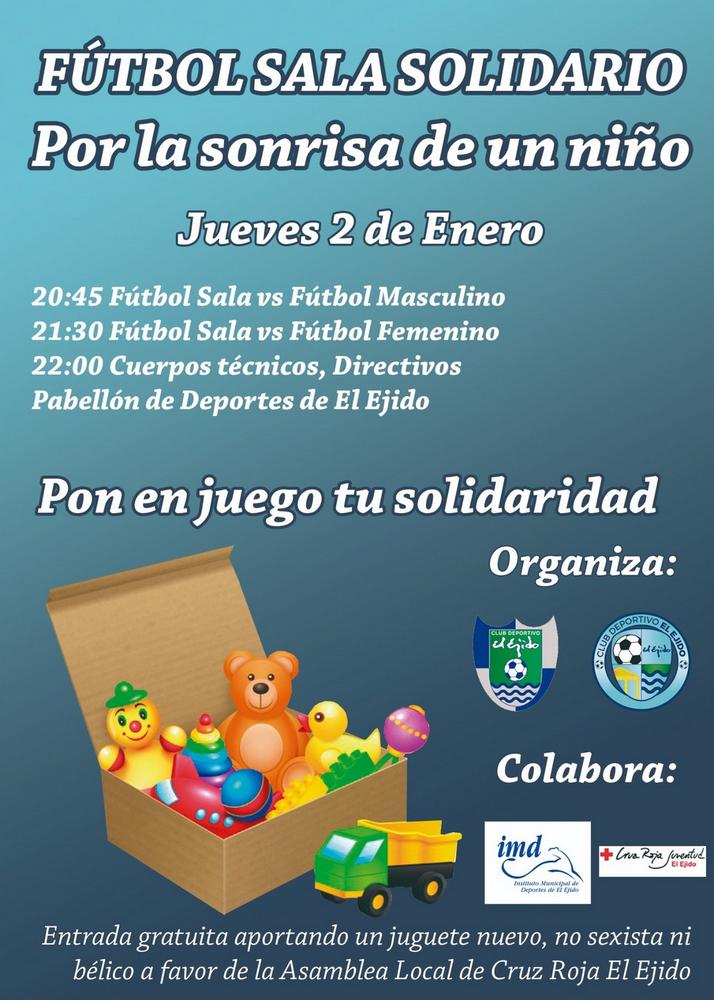 El CD El Ejido organiza una jornada de fútbol sala solidario