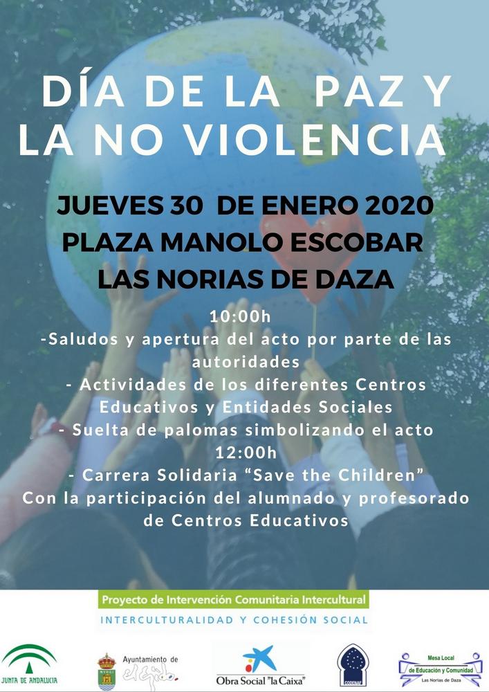 Las Norias de Daza celebrará el Día Escolar de la Paz y la No Violencia