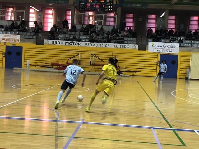 El CD El ejido se impone al Cádiz Virgili en un encuentro muy disputado