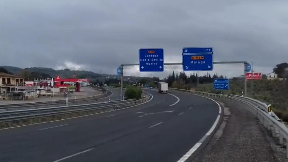 El tráfico en las carreteras autonómicas cae un 70 por ciento durante el Estado de Alarma