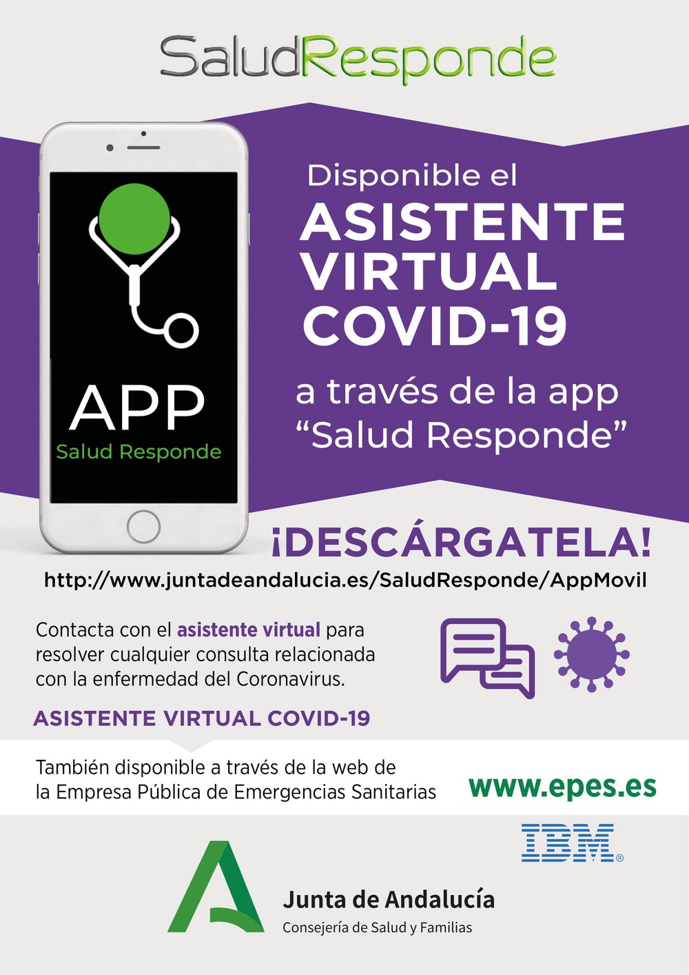 Andalucía crea un asistente virtual para informar sobre el coronavirus