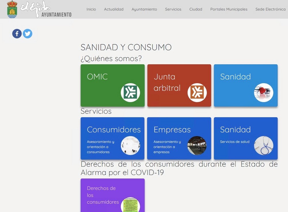La OMIC de El Ejido elabora una guía con información útil sobre los derechos de los consumidores durante el estado de alarma