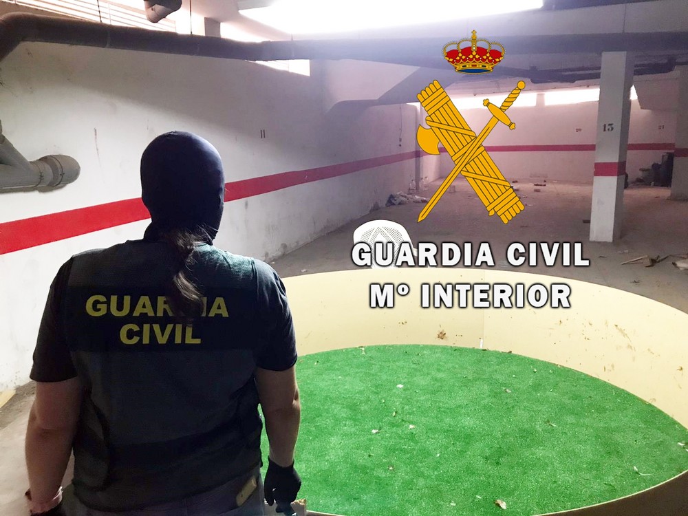 La Guardia Civil desmantela un “narco bloque” con 4.200 plantas de marihuana en una macro operación en Roquetas de Mar