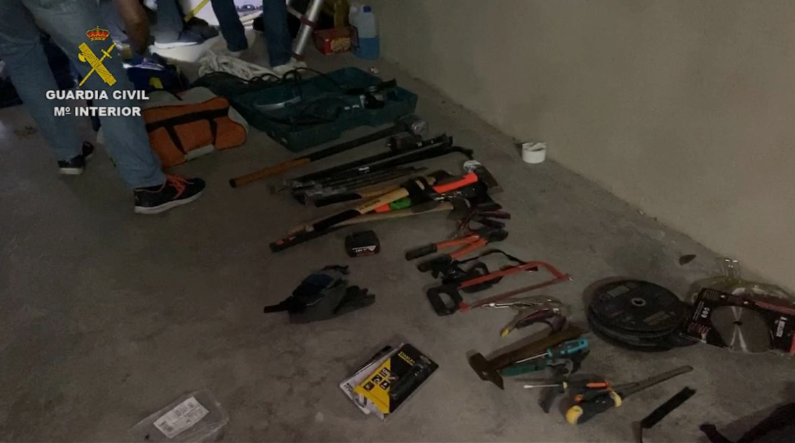 La Guardia Civil desarticula un grupo de butroneros asentado en la zona sur de Alicante
