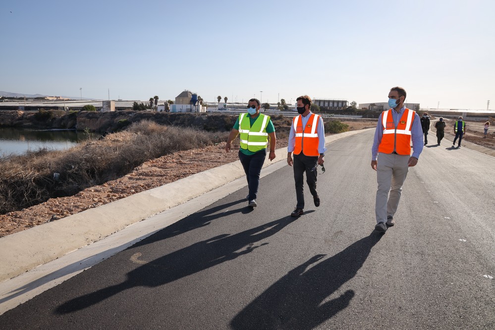 Entran en su recta final las obras de remodelación integral del Camino de la Depuradora