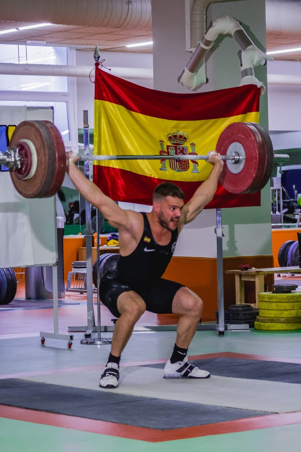 David Sánchez, campeón iberoamericano de halterofilia en la categoría -73 kilogramos