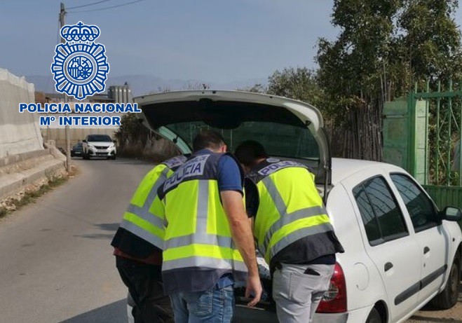 La  Policía Nacional esclarece un homicidio en una plantación de cáñamo de Almería y detiene a ocho personas