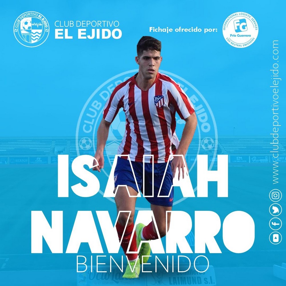 El CD El Ejido incorpora al joven mediocentro Isaiah