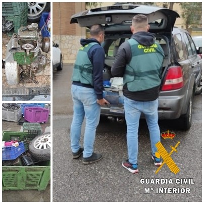 La Guardia Civil detiene al autor de un robo con fuerza de material agrícola en El Ejido
