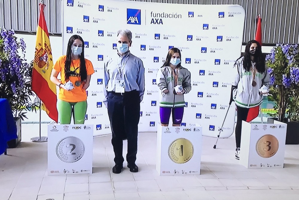 Anastasia Dmytriv logra cuatro oros individuales en el Campeonato Nacional AXA de jóvenes por edades