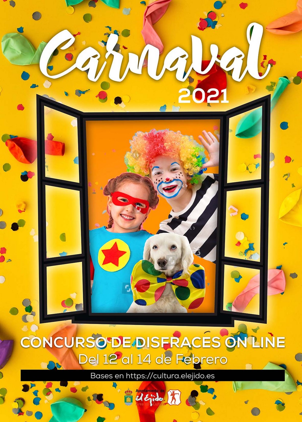 El Ejido organiza un concurso de disfraces ‘online’ como propuesta creativa y alternativa para el Carnaval 2021