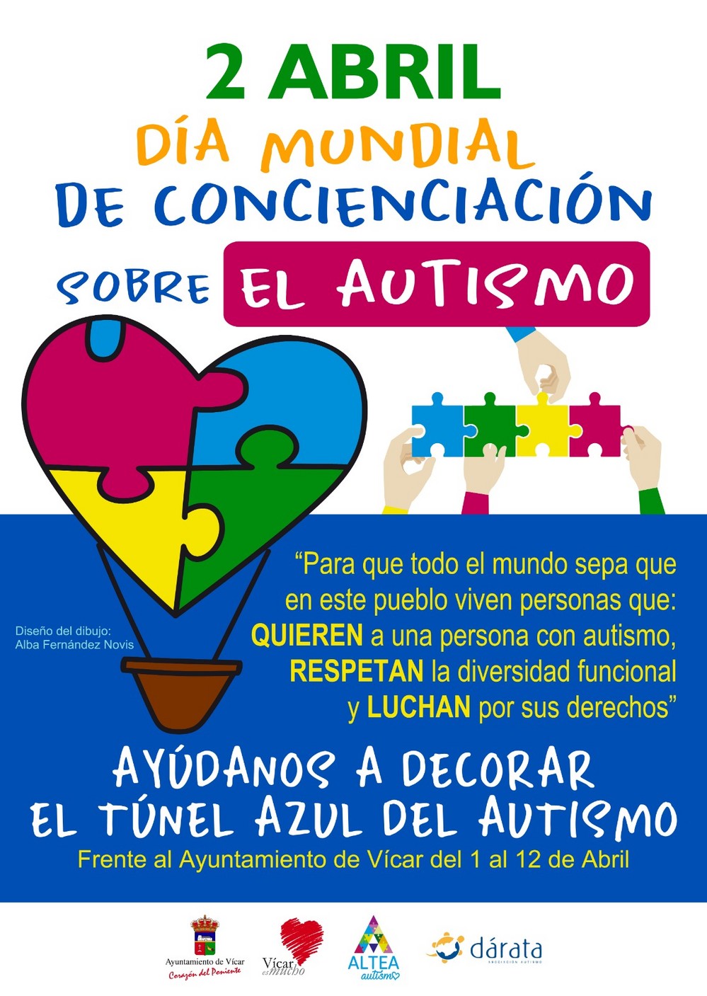 Vícar ya tiene su cartel conmemorativo del Día Mundial de