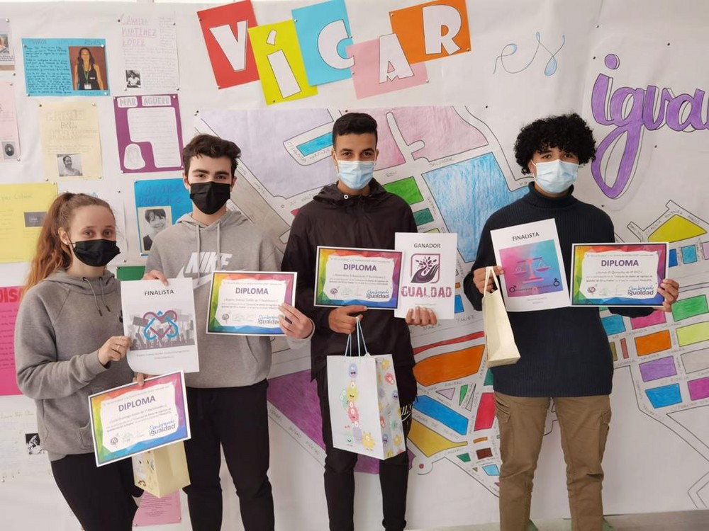 Abderrahim El Kourchi se proclama ganador del I Concurso de Logotipos de Igualdad del IES Puebla de Vícar