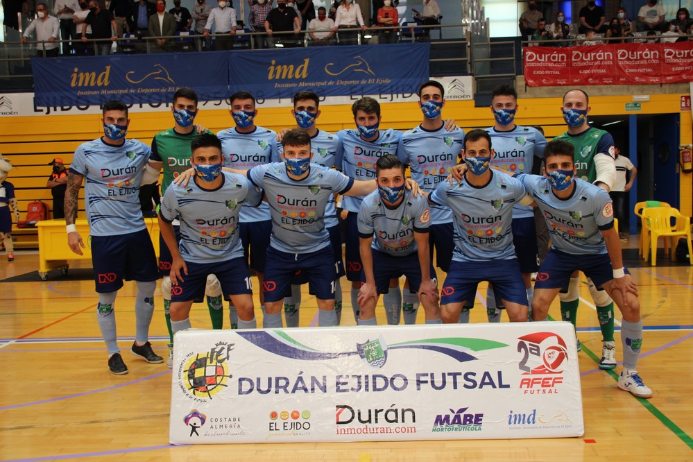El CD Durán Ejido Futsal logra una contundente victoria ante Noia y ya tiene el primer punto de la eliminatoria
