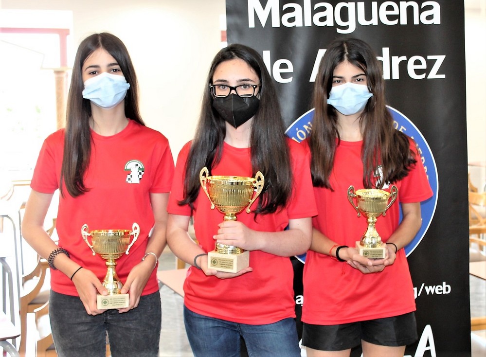 Tres oros, dos platas y tres bronces para el Club Ajedrez Roquetas en el Campeonato andaluz