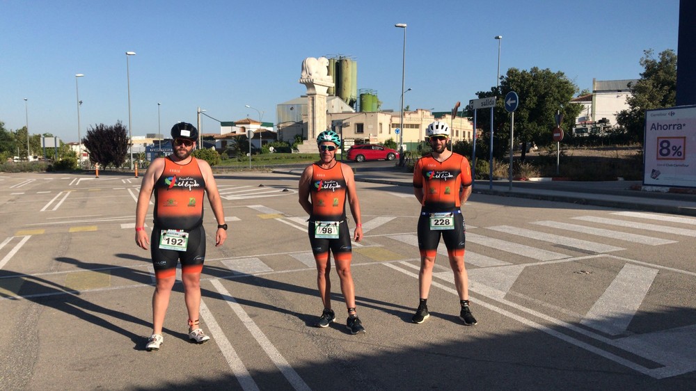 Brillante actuación de Bernardo Rubio y Juanjo López del C.D. Triatlón El Ejido