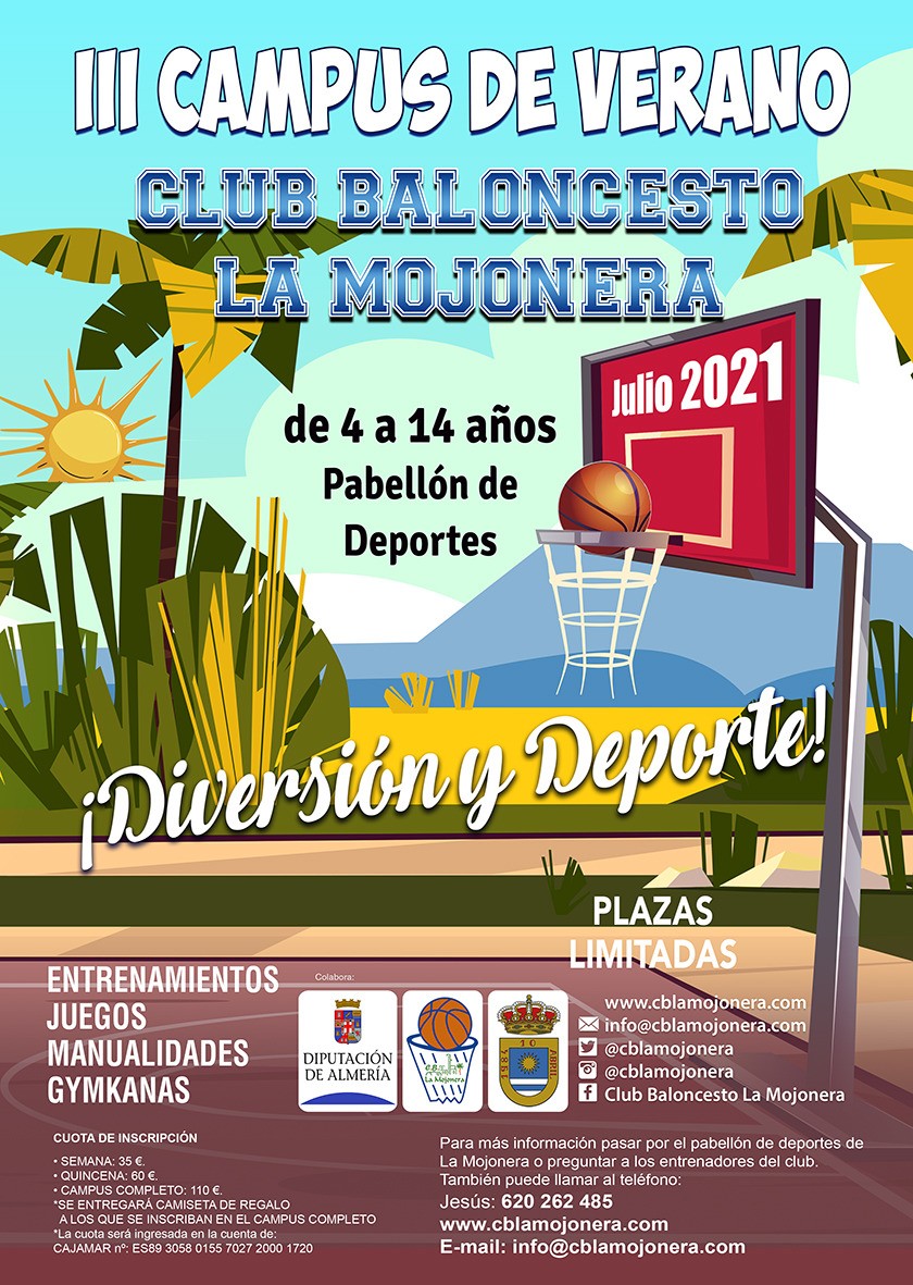 Últimas plazas para el Campus de Verano del CB La Mojonera