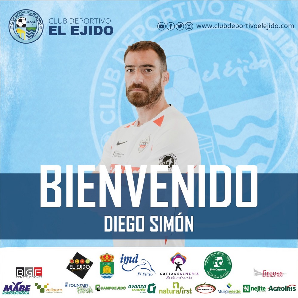 El central zurdo Diego Simón aterriza en El Ejido