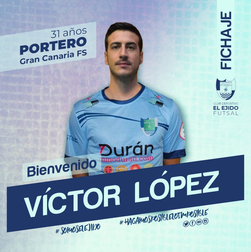 Víctor López refuerza la portería de Durán Ejido Futsal