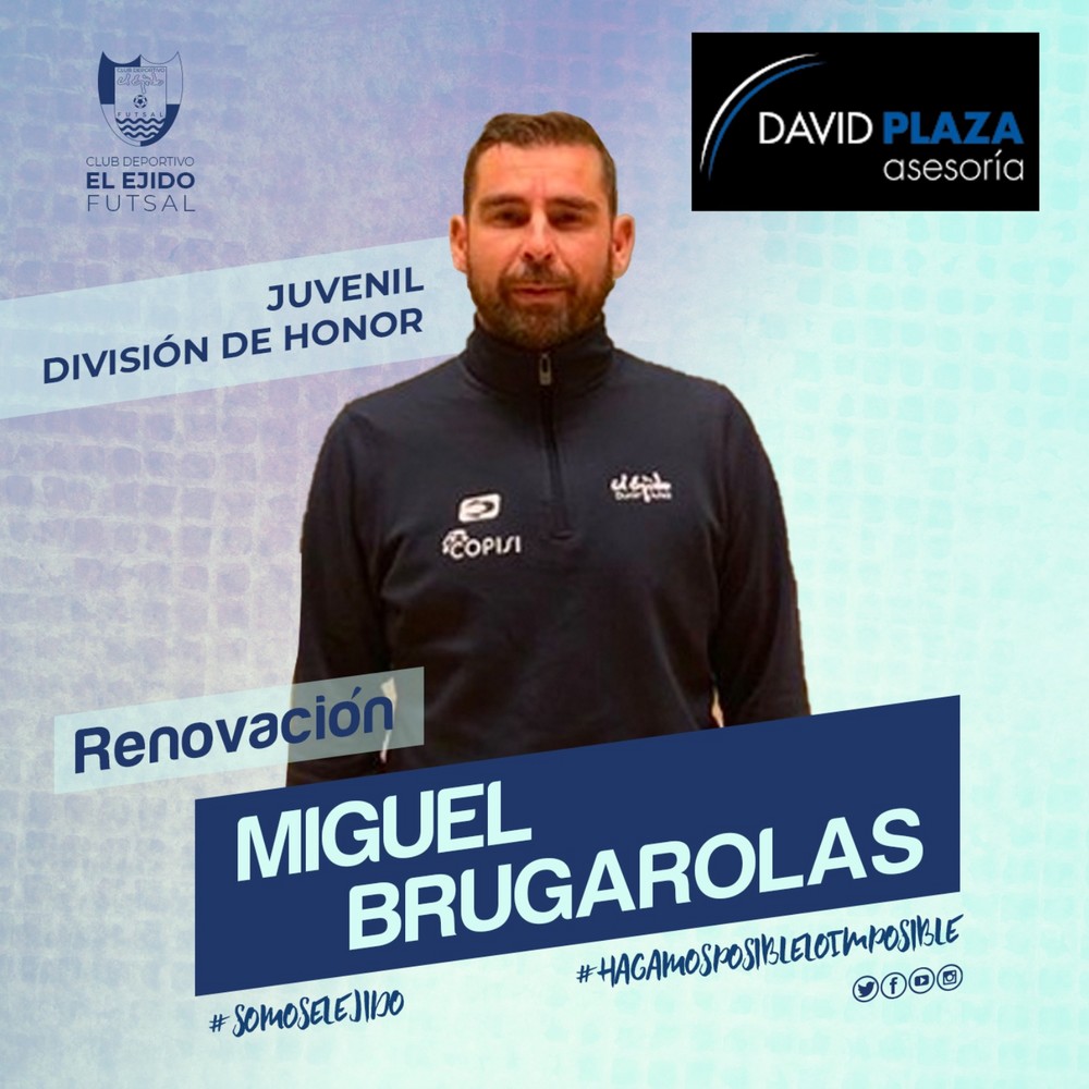 El técnico Miguel Brugarolas continua-rá al frente del Juvenil División de Honor